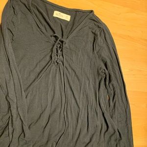Size XS Hollister Long Sleeve Black Tee